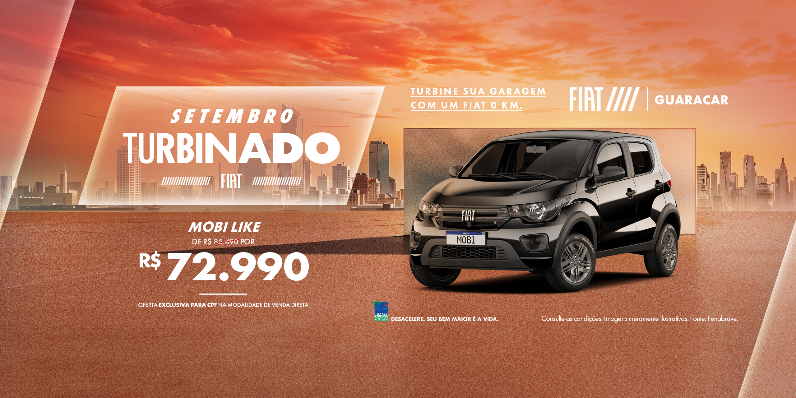 Fiat Mobi com condições especiais na Guaracar
